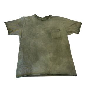 Decree Green Striped Pocket T-Shirt Men’s Size XL Preppy Casual Comfortable